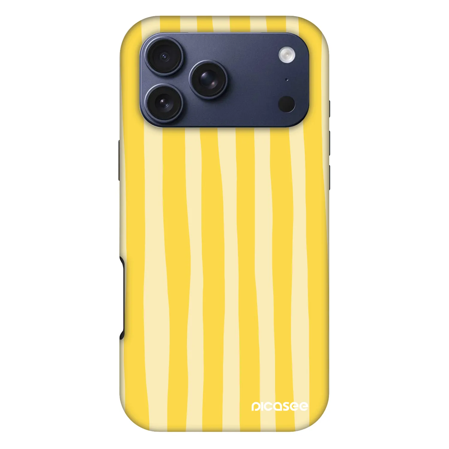 Picasee Fashion Case MagSafe pre Apple iPhone 17 Pro Max - Lines lemon