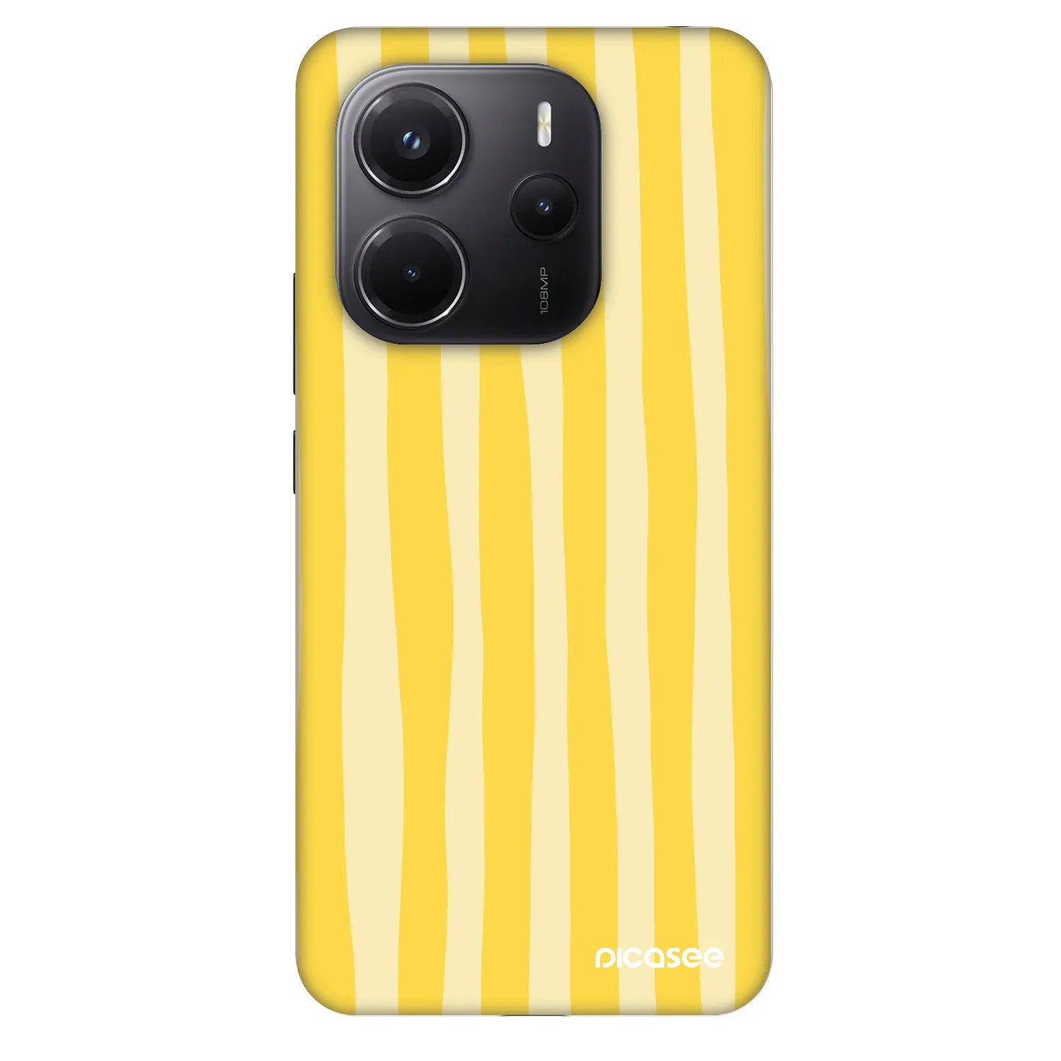 Picasee Fashion Case pre Xiaomi Redmi Note 14 4G - Lines lemon