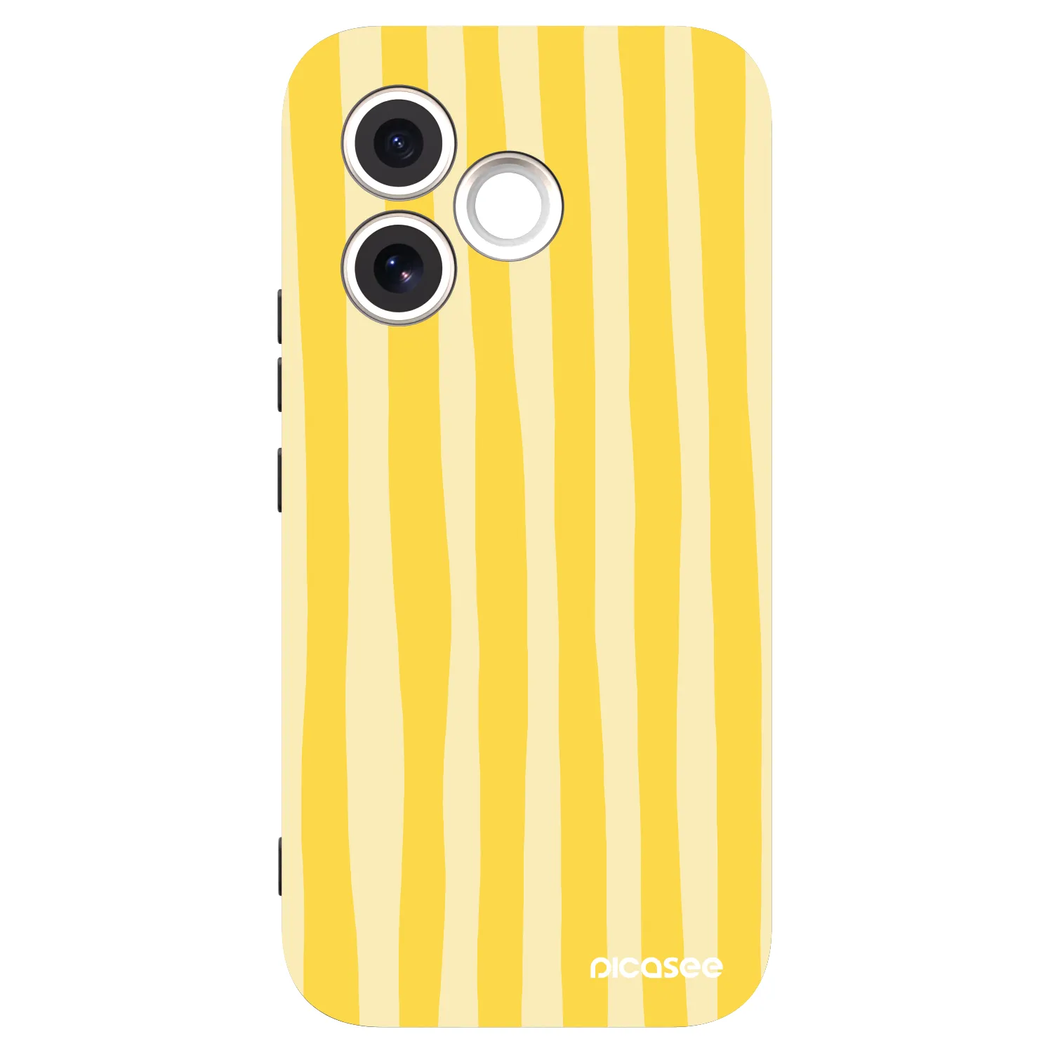 Picasee silikónový čierny obal pre Honor 600 Lite - Lines lemon