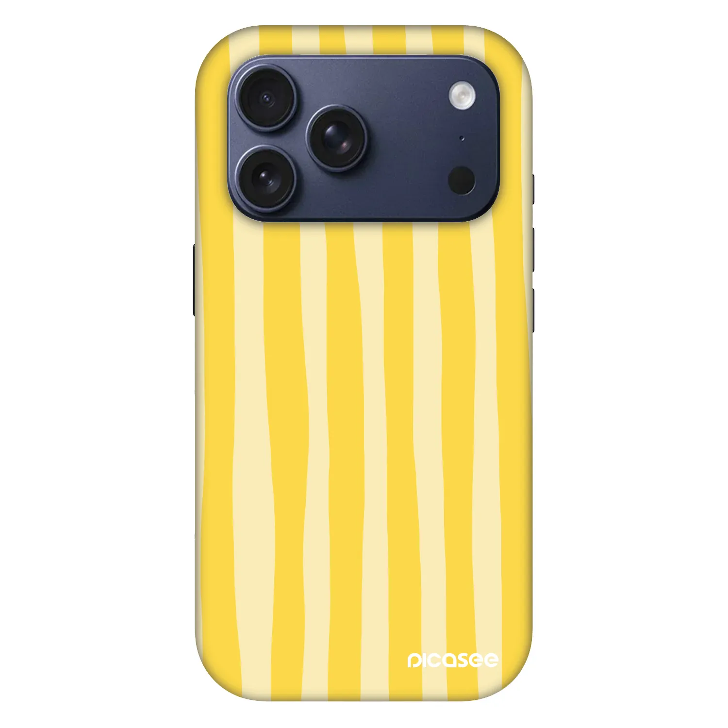Picasee Fashion Case MagSafe pre Apple iPhone 18 Pro - Lines lemon