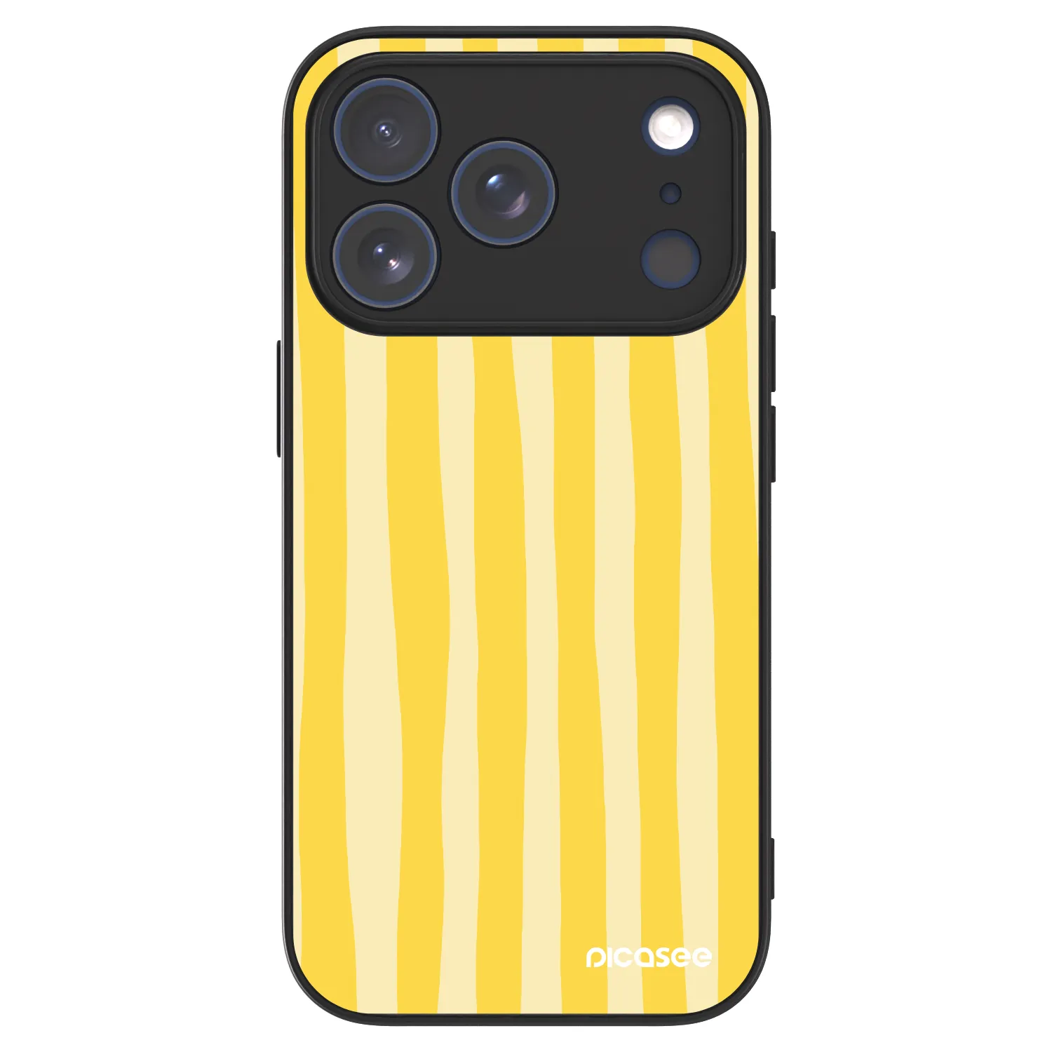 Picasee ULTIMATE CASE pro Apple iPhone 18 Pro - Lines lemon