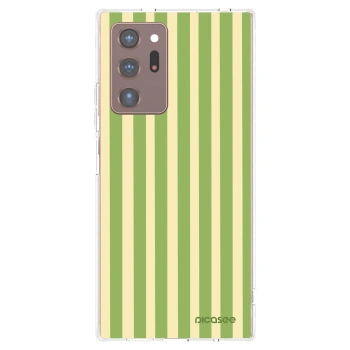 Picasee silikónový prehľadný obal pre Samsung Galaxy Note 20 Ultra - Lines Matcha