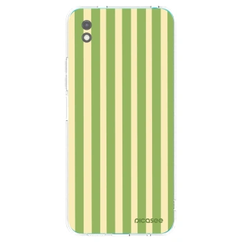Picasee silikónový čierny obal pre Xiaomi Redmi 9A - Lines Matcha