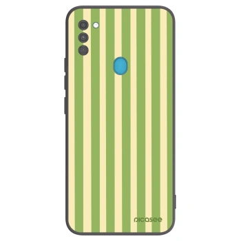 Obal pre Samsung Galaxy M11 - Lines Matcha