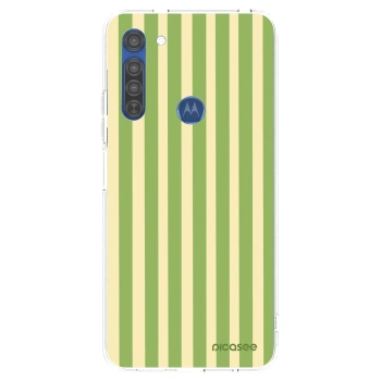 Obal pre Motorola Moto G8 - Lines Matcha
