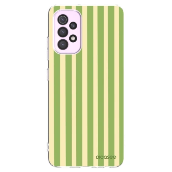 Picasee silikónový prehľadný obal pre Samsung Galaxy A32 5G A326B - Lines Matcha