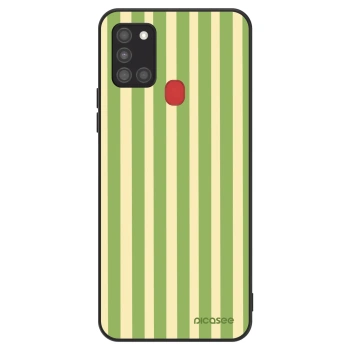 Obal pre Samsung Galaxy A21s - Lines Matcha