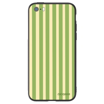 Obal pre Apple iPhone 5/5S/SE - Lines Matcha