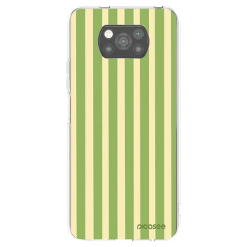 Picasee silikónový čierny obal pre Xiaomi Poco X3 Pro - Lines Matcha