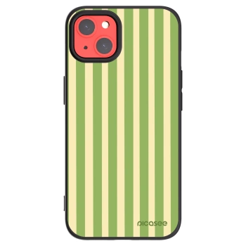 Picasee silikónový čierny obal pre Apple iPhone 13 - Lines Matcha