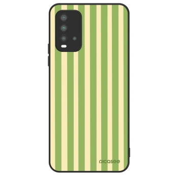 Obal pre Xiaomi Redmi 9T - Lines Matcha