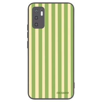 Picasee silikónový čierny obal pre Xiaomi Redmi Note 10 5G - Lines Matcha
