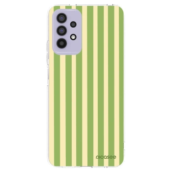 Picasee silikónový prehľadný obal pre Samsung Galaxy A32 4G SM-A325F - Lines Matcha