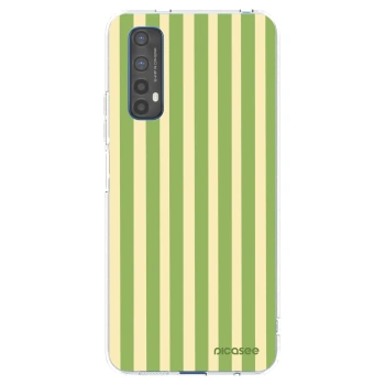 Picasee silikónový prehľadný obal pre Realme 7 - Lines Matcha