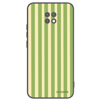 Picasee silikónový čierny obal pre Xiaomi Redmi Note 9T - Lines Matcha