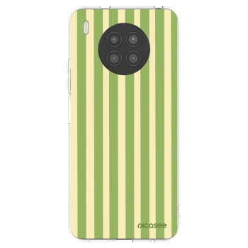 Picasee silikónový prehľadný obal pre Huawei Nova 8i - Lines Matcha