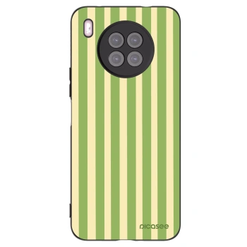 Picasee silikónový čierny obal pre Huawei Nova 8i - Lines Matcha