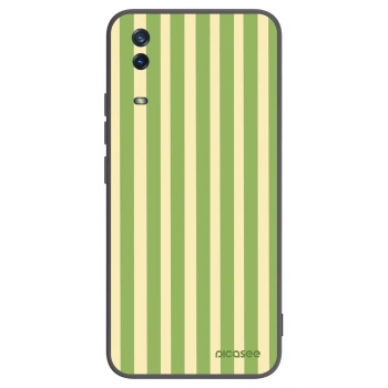 Picasee silikónový čierny obal pre Vivo Y11s - Lines Matcha