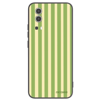 Picasee silikónový čierny obal pre Vivo Y72 5G - Lines Matcha