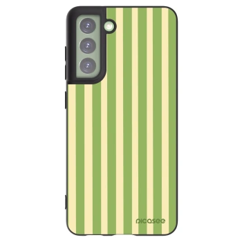 Picasee silikónový čierny obal pre Samsung Galaxy S21 FE 5G - Lines Matcha