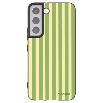 Picasee silikónový čierny obal pre Samsung Galaxy S22 5G - Lines Matcha