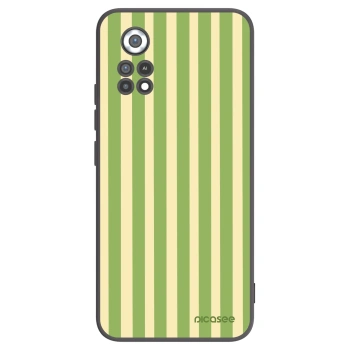 Picasee silikónový čierny obal pre Xiaomi Poco X4 Pro 5G - Lines Matcha