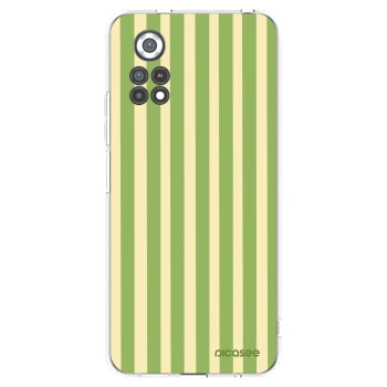 Picasee silikónový prehľadný obal pre Xiaomi Poco X4 Pro 5G - Lines Matcha