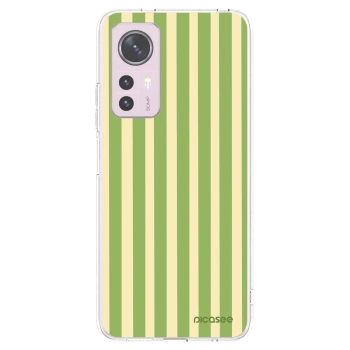 Picasee silikónový prehľadný obal pre Xiaomi 12 - Lines Matcha