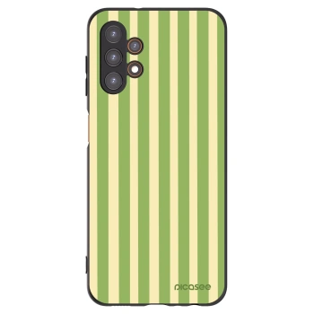 Picasee silikónový čierny obal pre Samsung Galaxy A13 4G A135 - Lines Matcha