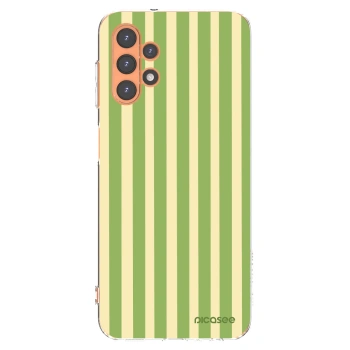 Picasee silikónový prehľadný obal pre Samsung Galaxy A13 4G A135 - Lines Matcha