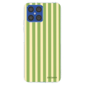 Picasee silikónový prehľadný obal pre Honor X8 4G - Lines Matcha