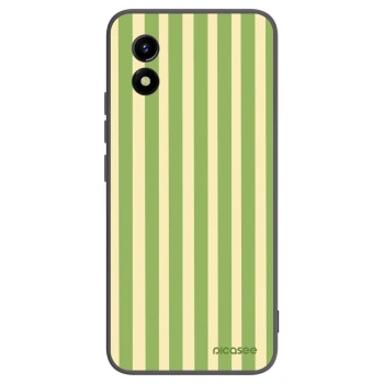 Picasee silikónový čierny obal pre Vivo Y01 - Lines Matcha