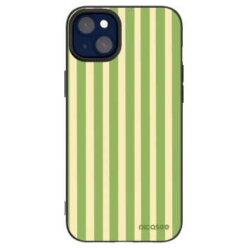 Picasee silikónový čierny obal pre Apple iPhone 14 Plus - Lines Matcha