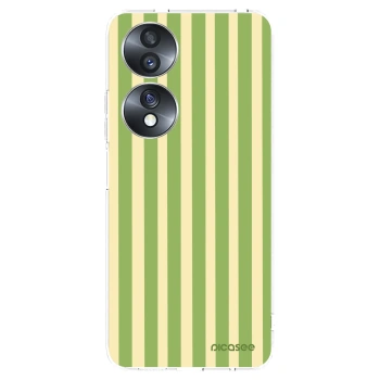 Picasee silikónový prehľadný obal pre Honor 70 - Lines Matcha
