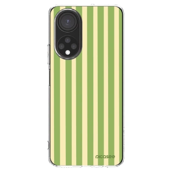 Picasee silikónový prehľadný obal pre Honor X7 - Lines Matcha