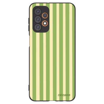 Picasee silikónový čierny obal pre Samsung Galaxy A23 A236B 5G - Lines Matcha