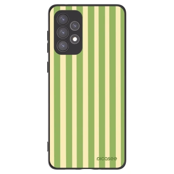 Picasee silikónový čierny obal pre Samsung Galaxy A73 5G - Lines Matcha