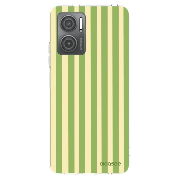 Picasee silikónový prehľadný obal pre Xiaomi Redmi 10 5G - Lines Matcha
