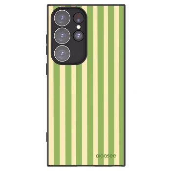 Picasee silikónový čierny obal pre Samsung Galaxy S23 Ultra 5G - Lines Matcha