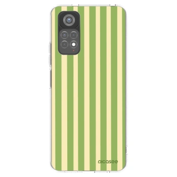 Picasee silikónový prehľadný obal pre Xiaomi Redmi Note 11S 5G - Lines Matcha