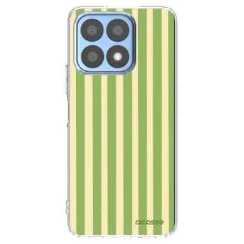 Picasee silikónový prehľadný obal pre Honor X8a - Lines Matcha