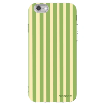 Picasee silikónový prehľadný obal pre Apple iPhone 6/6S - Lines Matcha