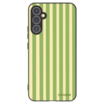Picasee silikónový čierny obal pre Samsung Galaxy A34 5G A346B - Lines Matcha