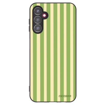 Picasee silikónový čierny obal pre Samsung Galaxy A14 4G A145R - Lines Matcha