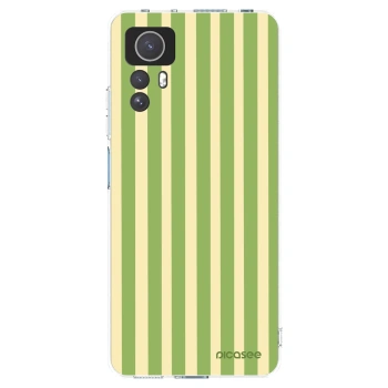 Picasee silikónový prehľadný obal pre Xiaomi Redmi Note 12S - Lines Matcha