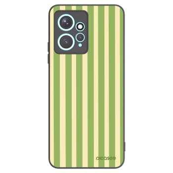 Picasee silikónový čierny obal pre Xiaomi Redmi Note 12 4G - Lines Matcha