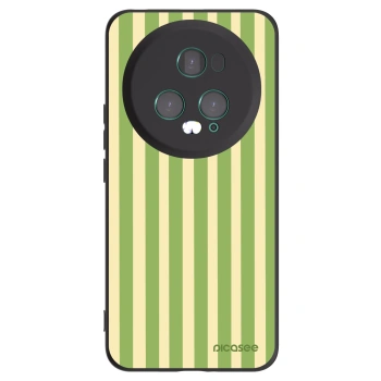 Picasee silikónový čierny obal pre Honor Magic5 Pro - Lines Matcha