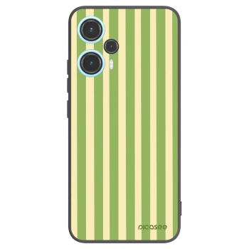 Picasee silikónový čierny obal pre Xiaomi Poco F5 - Lines Matcha