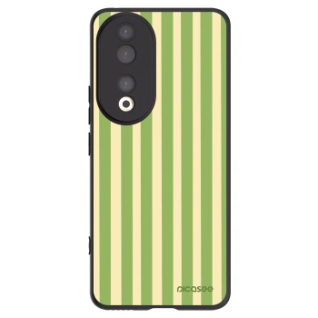 Picasee silikónový čierny obal pre Honor 90 5G - Lines Matcha