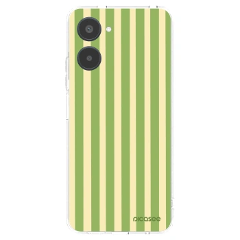 Picasee silikónový prehľadný obal pre Realme 10 4G - Lines Matcha